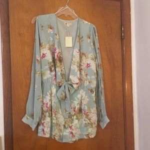 Cotton Candy” Mint Green Floral.